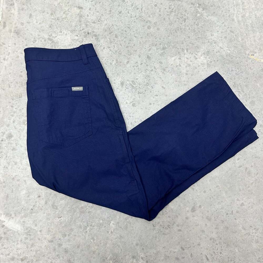 Eddie Bauer Navy Blue Hiking Pants - 34x30”